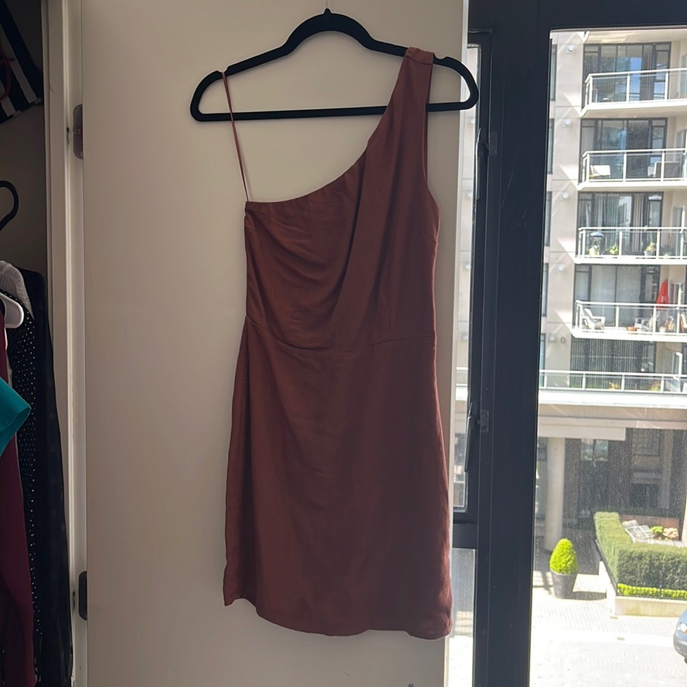 One shoulder Abercrombie and fitch dress